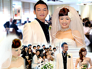新婦メイクシーン